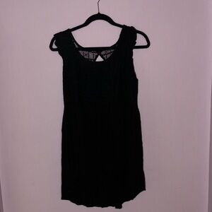 Black lace baby doll size 0 top